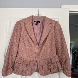 Women’s peplum blazer